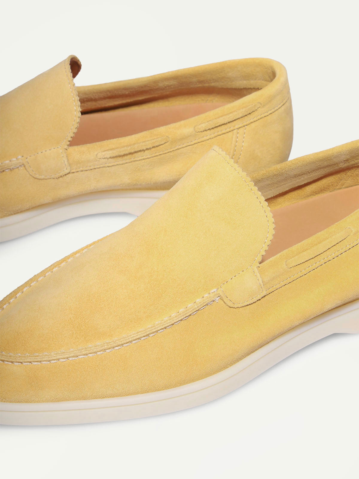 Hardfell | Light yellow yacht loafers