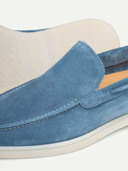 Hardfell | Sapphire blue yacht loafers