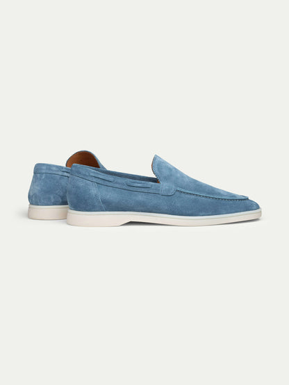 Hardfell | Sapphire blue yacht loafers
