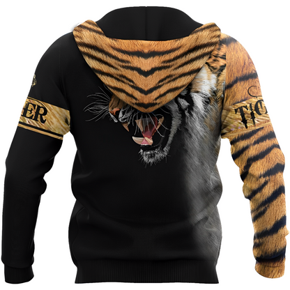 Hardfell | Tiger hooded jacket for men