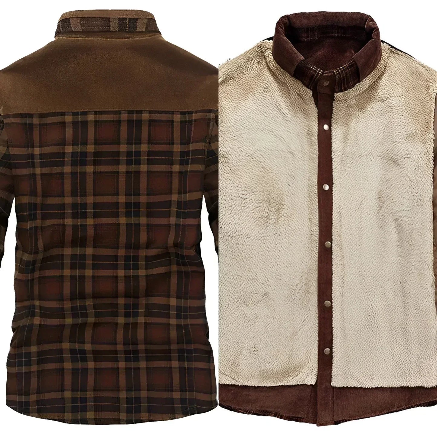 Hardfell | Checked coat jacket for men