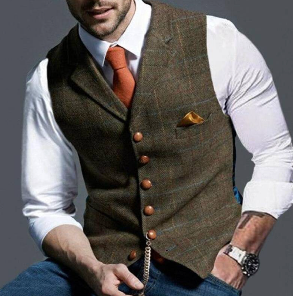 Hardfell | Beautiful stylish plaid vest