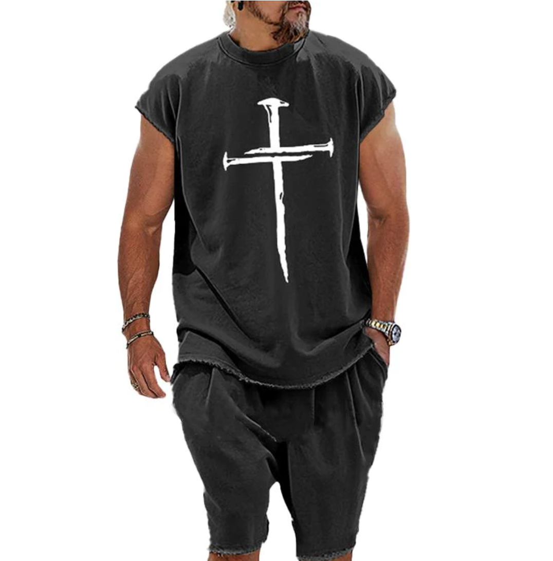 Hardfell | The stylish shirt and shorts set for men