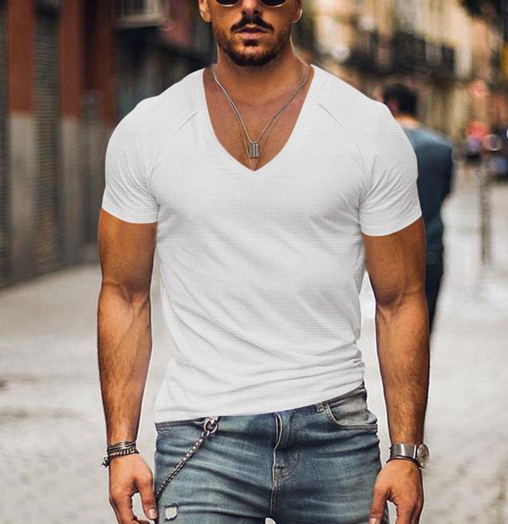 Hardfell | T-shirt for men with V-neck