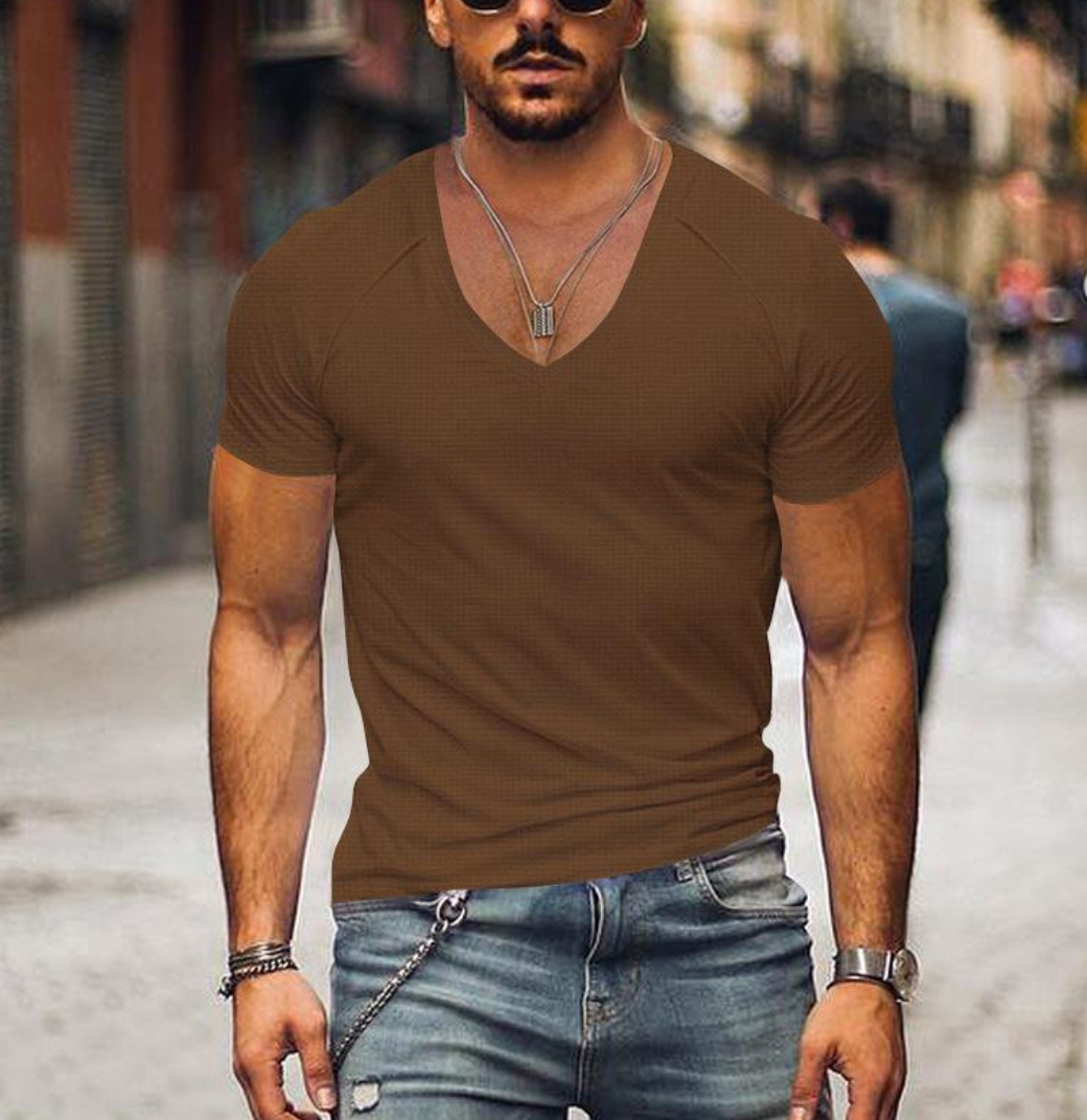 Hardfell | T-shirt for men with V-neck