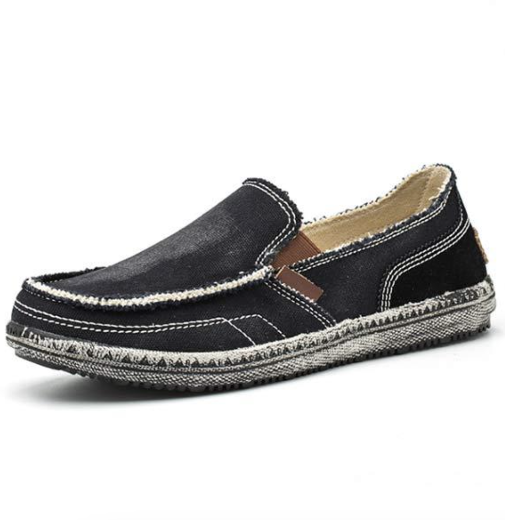 Hardfell | Loafers for men with washed denim design