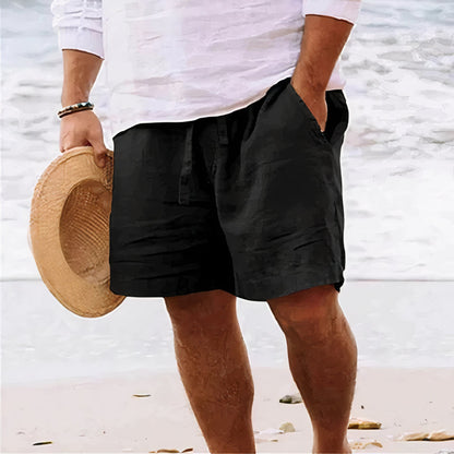 Hardfell | linen-shorts - zach