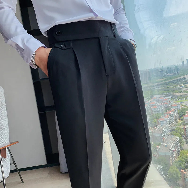 Hardfell | Onyx- british suit pants for men