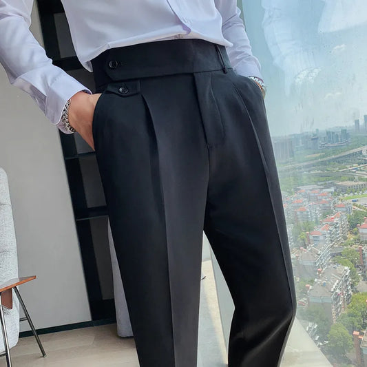 Hardfell | Onyx- british suit pants for men