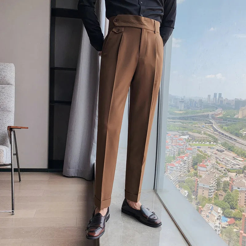 Hardfell | Onyx- british suit pants for men
