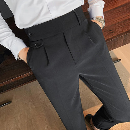Hardfell | Onyx- british suit pants for men