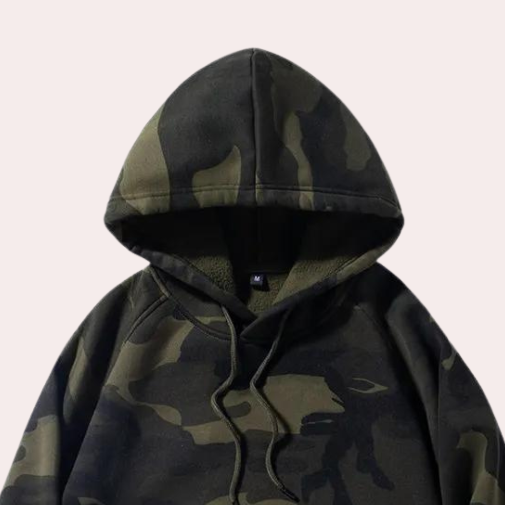 Hardfell | Camouflage hoodie for men
