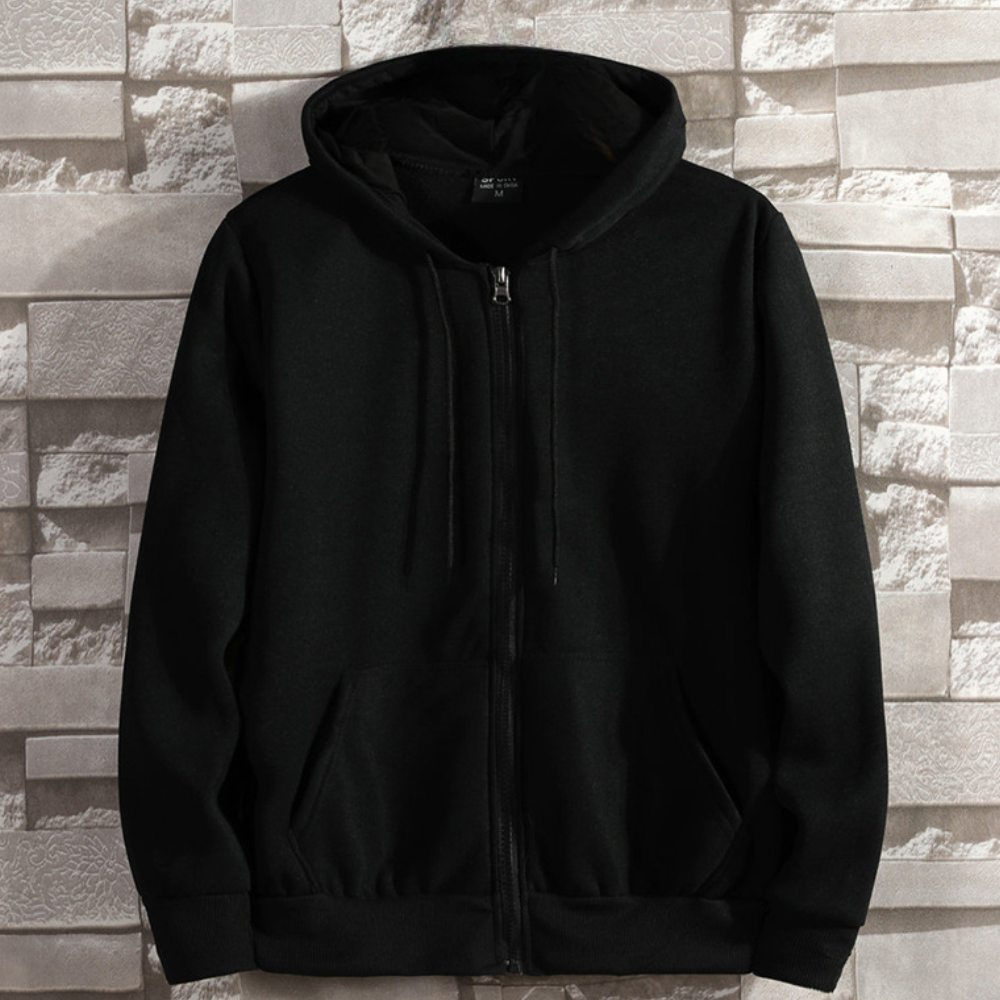 Hardfell | Comfortable hooded sweatshirt with zipper for men
