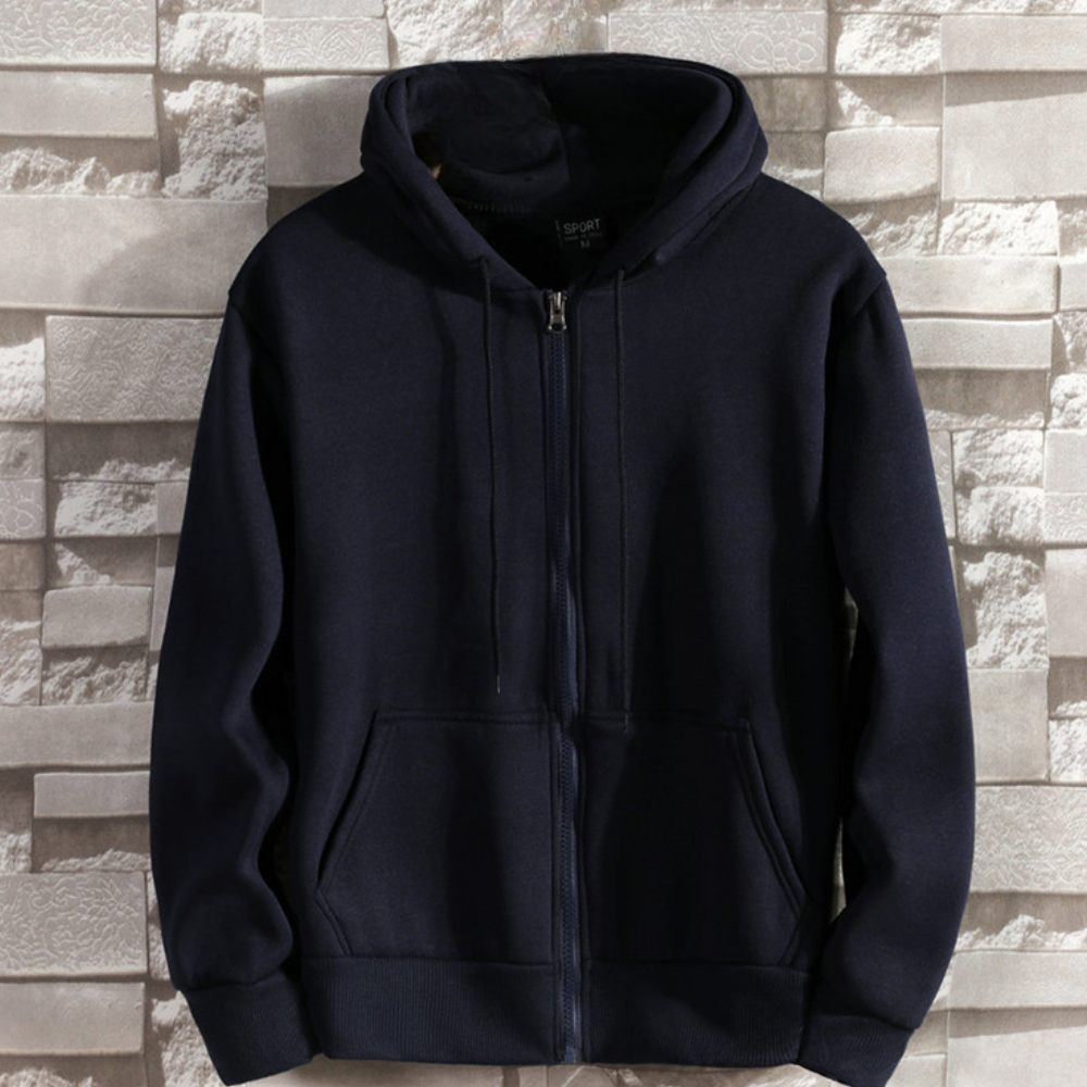 Hardfell | Comfortable hooded sweatshirt with zipper for men