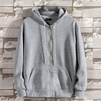 Hardfell | Comfortable hooded sweatshirt with zipper for men