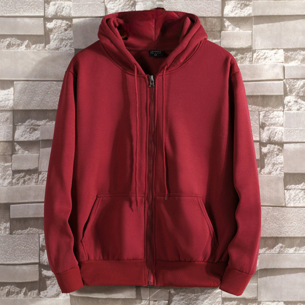 Hardfell | Comfortable hooded sweatshirt with zipper for men