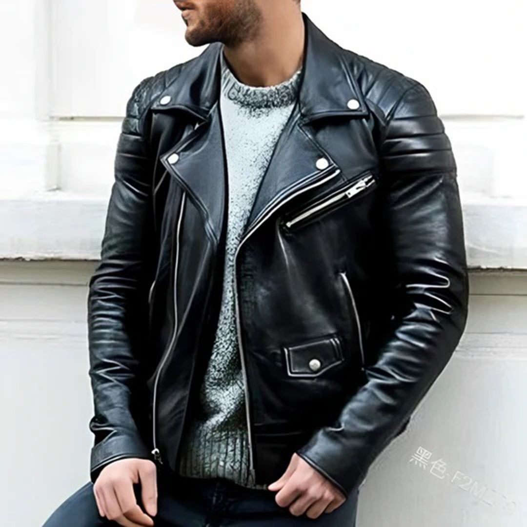 Hardfell | Leather biker jacket