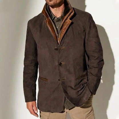 Hardfell | Harrington vintage suede coat