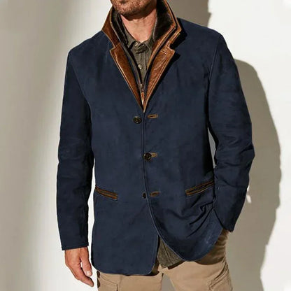 Hardfell | Harrington vintage suede coat
