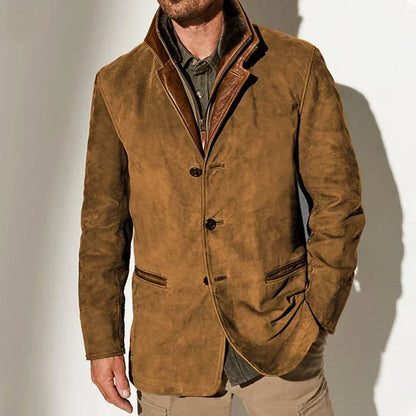 Hardfell | Harrington vintage suede coat
