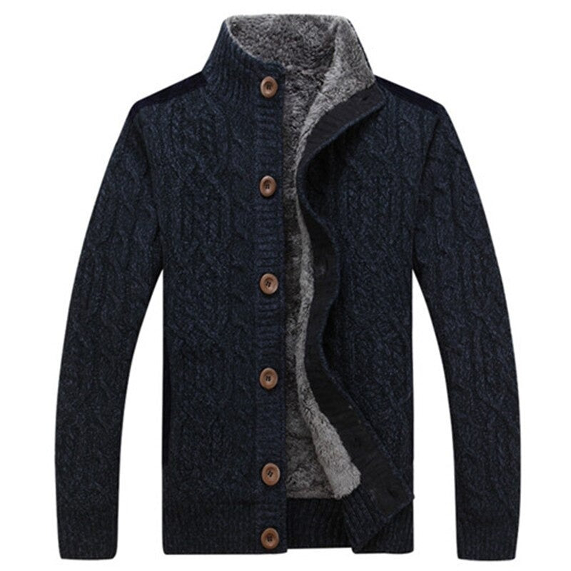 Hardfell | Men's cardigan with plush lining