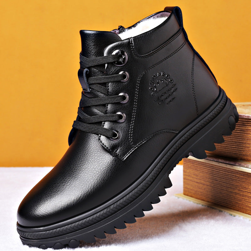 Hardfell | Black winter boots Warmth & Grip