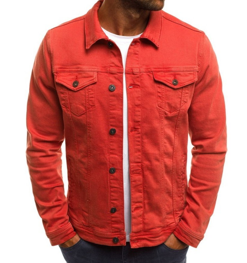 Hardfell | Leisure winter denim jacket for men