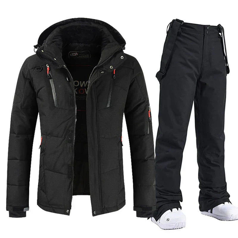 Hardfell | wind- and waterproof sealed ski suit with hood and band pants