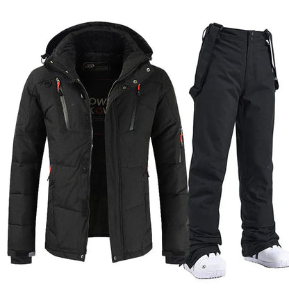 Hardfell | wind- and waterproof sealed ski suit with hood and band pants