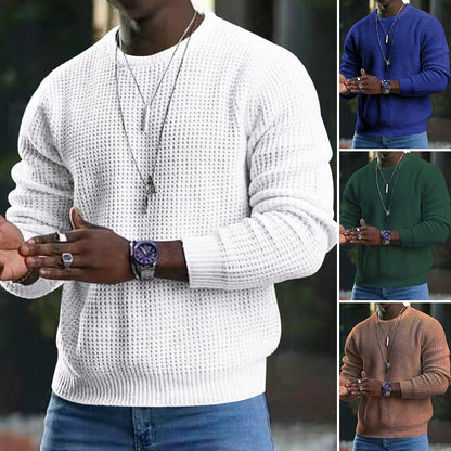 Hardfell | men's long sleeve sweater with round neck