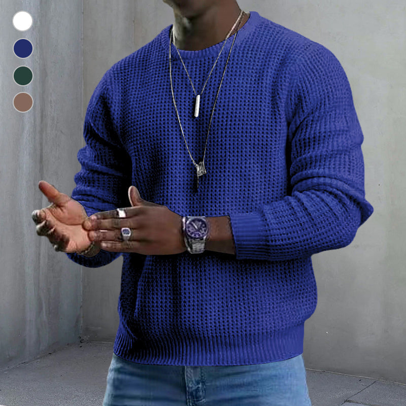 Hardfell | men's long sleeve sweater with round neck