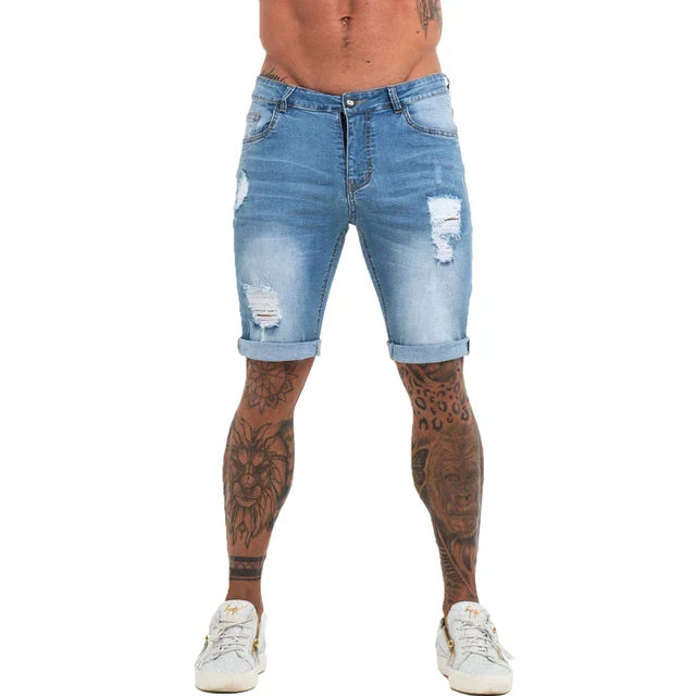 Hardfell | Slim-fit men's denim shorts