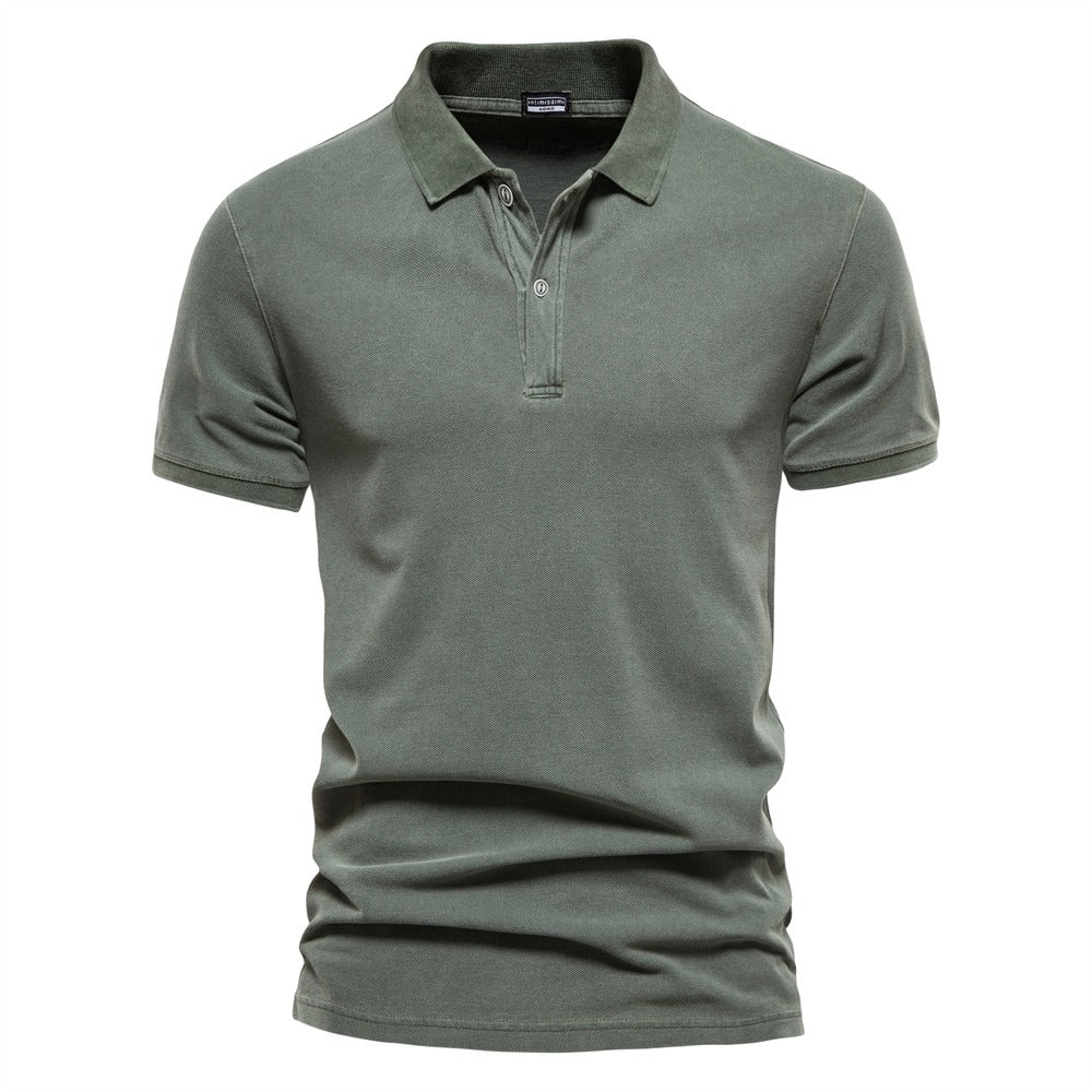 Hardfell | - Modern polo shirt with contrasting collar