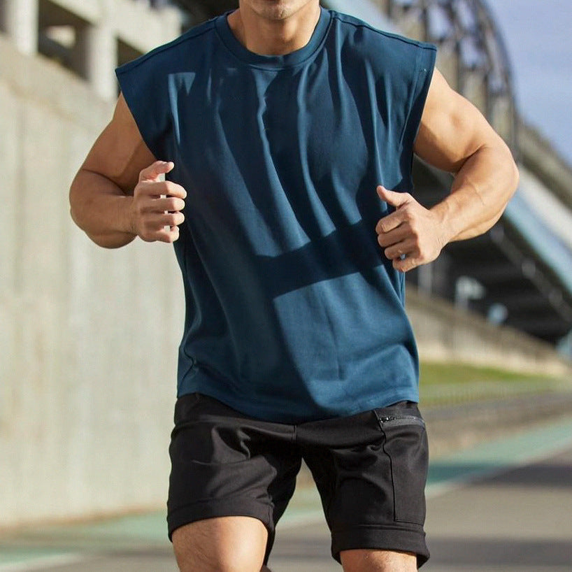 Hardfell | Basic men's tank top with round neckline