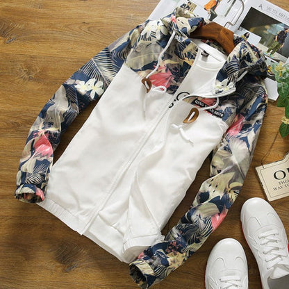 Hardfell | Floral bomber jacket for men