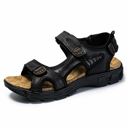 Hardfell | Black outdoor sandals comfort & support