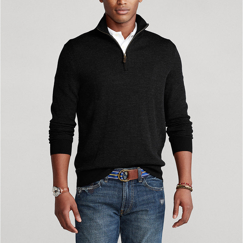 Hardfell | Men's fleece pullover with quarter zipper