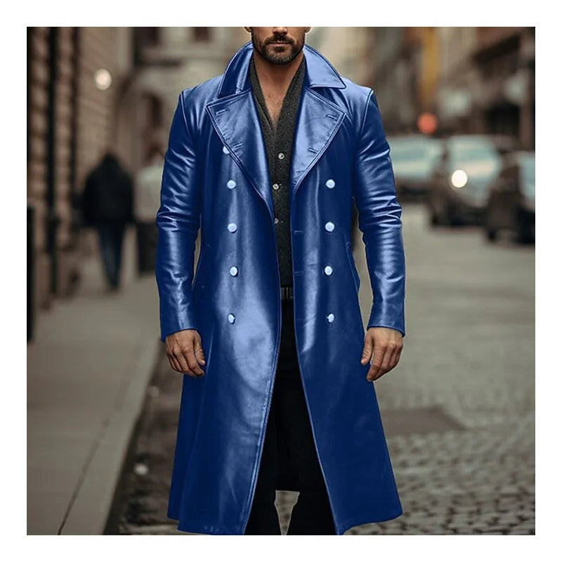 Hardfell | Long leather jacket