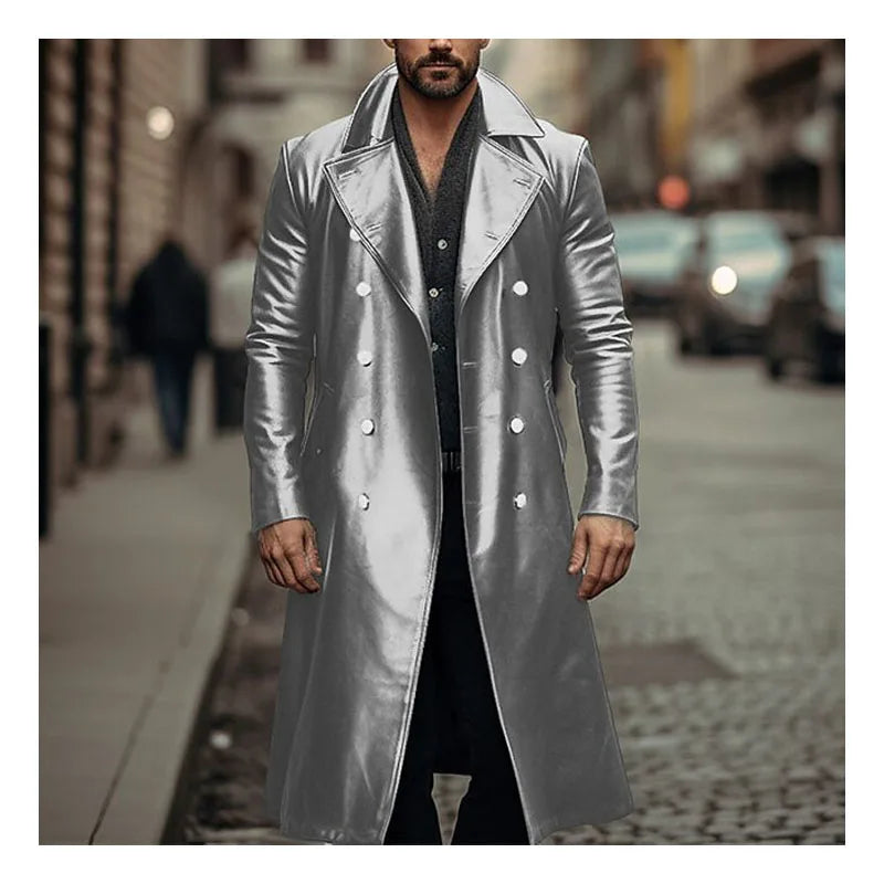 Hardfell | Long leather jacket