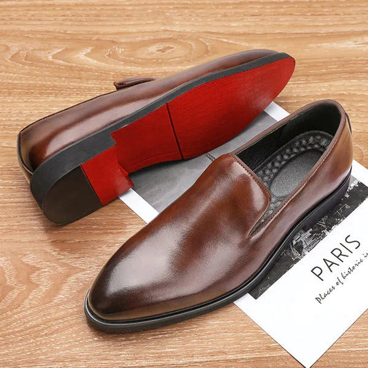 Hardfell | Logan - stylish loafers with red bottoms for men