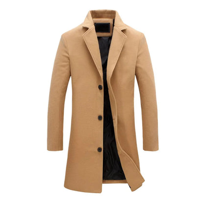 Hardfell | Classic long winter coat for men