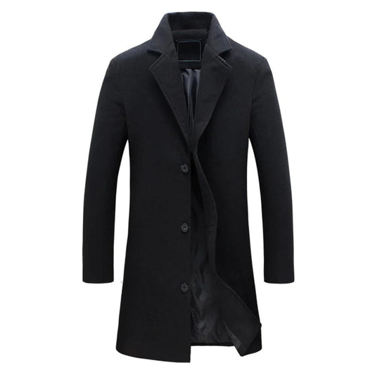 Hardfell | Classic long winter coat for men