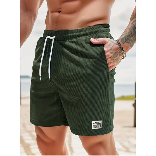 Hardfell | Azure casual shorts for men with large pockets