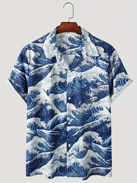 Hardfell | Blue Hawaiian shirt