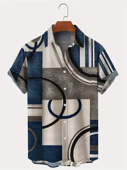 Hardfell | Blue Hawaiian shirt