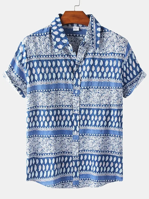 Hardfell | Blue Hawaiian shirt