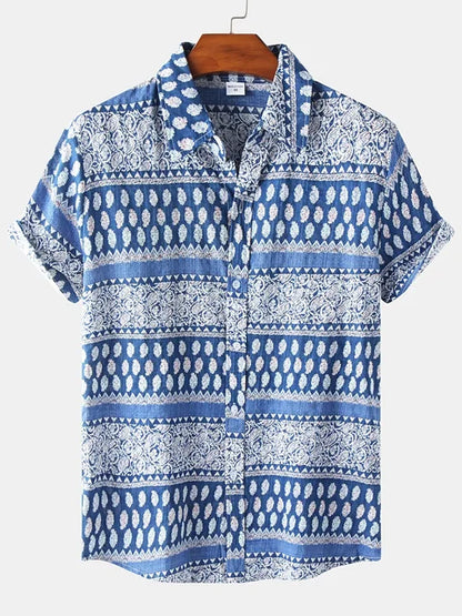 Hardfell | Blue Hawaiian shirt
