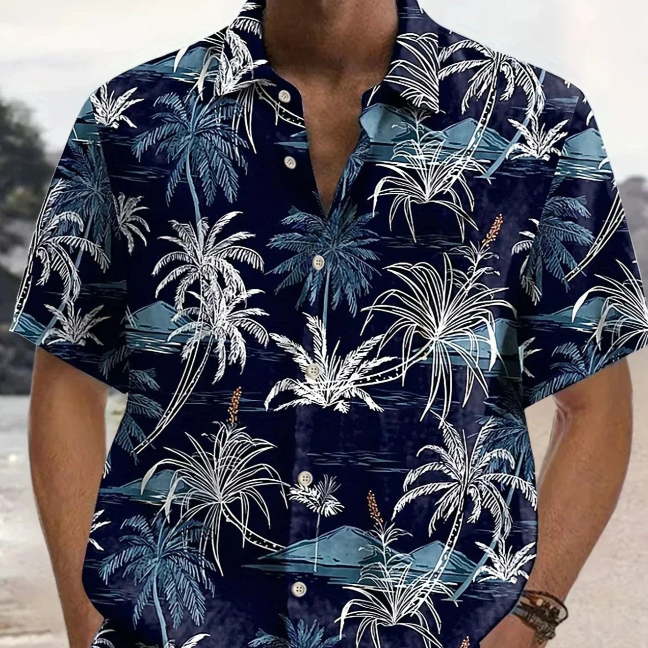 Hardfell | Blue Hawaiian shirt