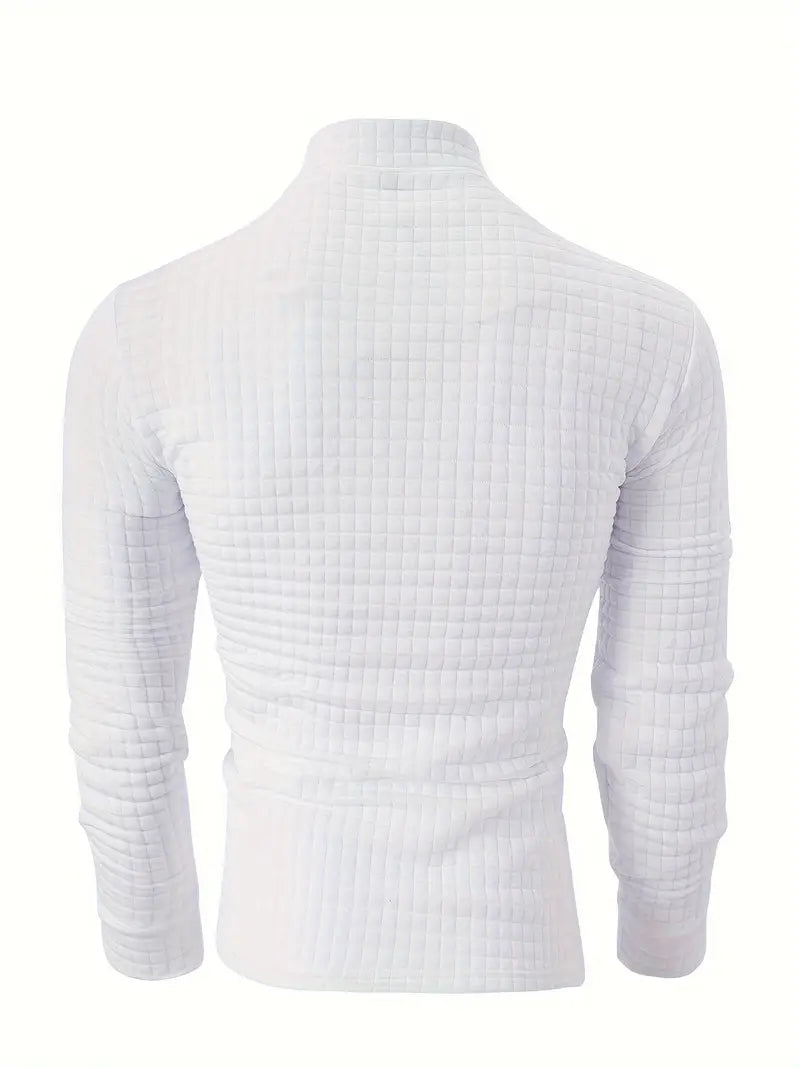 Hardfell | Alexander - casual turtleneck long sleeve shirt with zipper