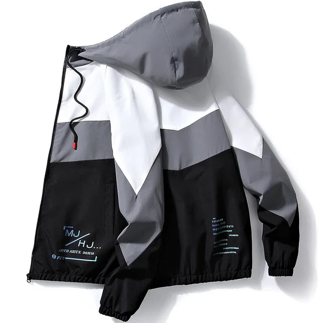 Hardfell | Patchwork hooded jacket